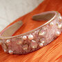 Mixed Shell Gem Texture Headband In Pink, thumbnail 1 of 3