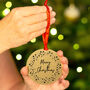 'Merry Christmas' Gold Star Wreath Christmas Decoration, thumbnail 1 of 6