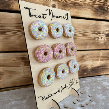 Personalised Doughnut Stand For Celebrations Party Wedding, 7 of 8
