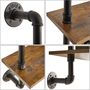 Two Tier Industrial Pipe Wall Mount Shelves, thumbnail 5 of 6