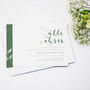 Names Floral Wedding Invitation Set, thumbnail 1 of 6