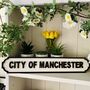 Personalised Town, City Vintage Wooden Roadsign, thumbnail 3 of 12