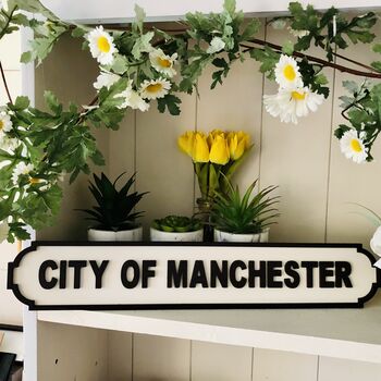 Personalised Town, City Vintage Wooden Road Signs, 3 of 12