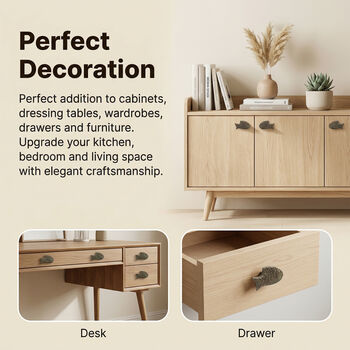 Vintage Brass Fish Cabinet Knob, 5 of 8