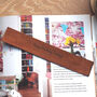 Personalised Vintage Camera Leather/Recycled Book Mark, thumbnail 4 of 6