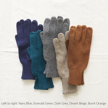 Fair Trade Luxury Soft Fine Knit Merino Ladies Gloves, 11 of 12