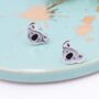 Koala Bear Stud Earrings In Sterling Silver, thumbnail 2 of 8