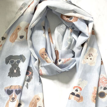 Dog Print Scarf, 5 of 5