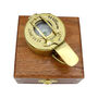 Personalised Brass British Army Prismatic Marching Compass, thumbnail 7 of 12