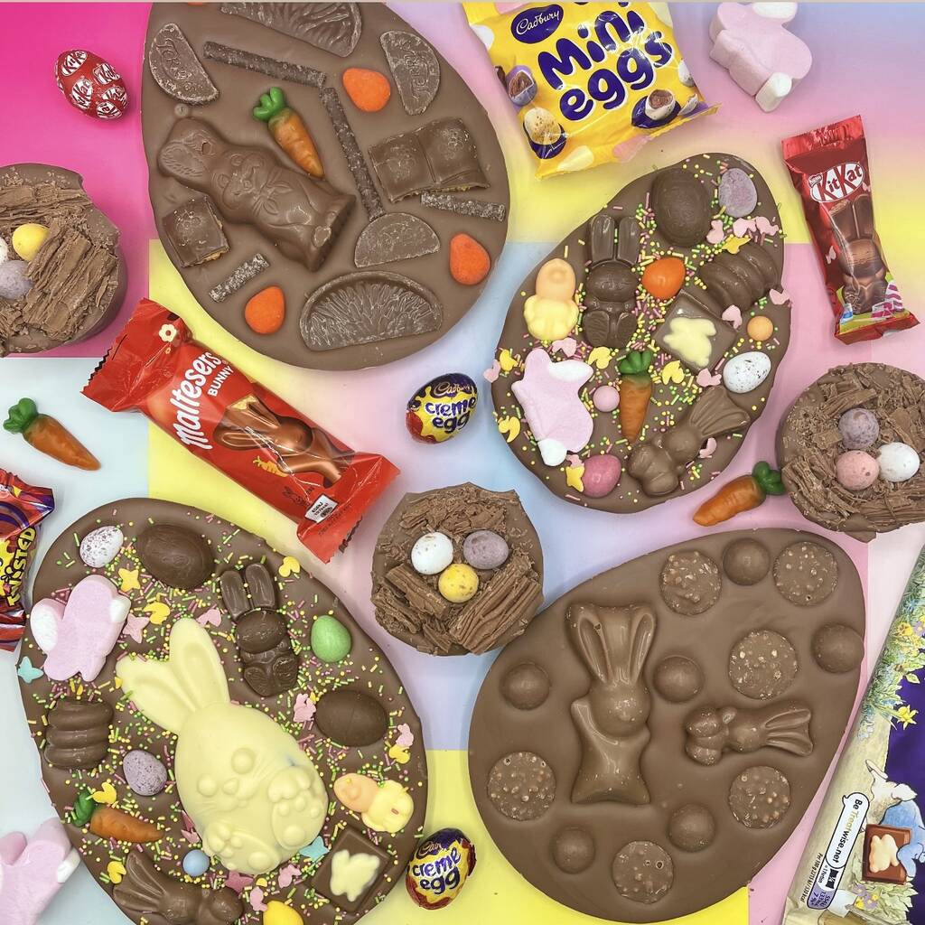 Easter Egg Chocolate Slab By Choc Til You Drop