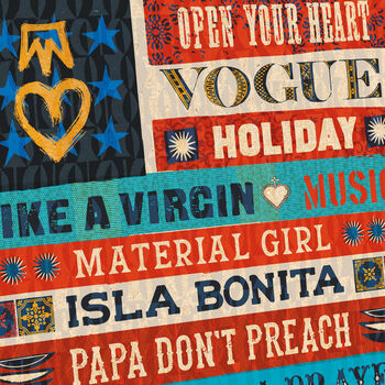 Viva Madonna Music Poster Print, 3 of 4