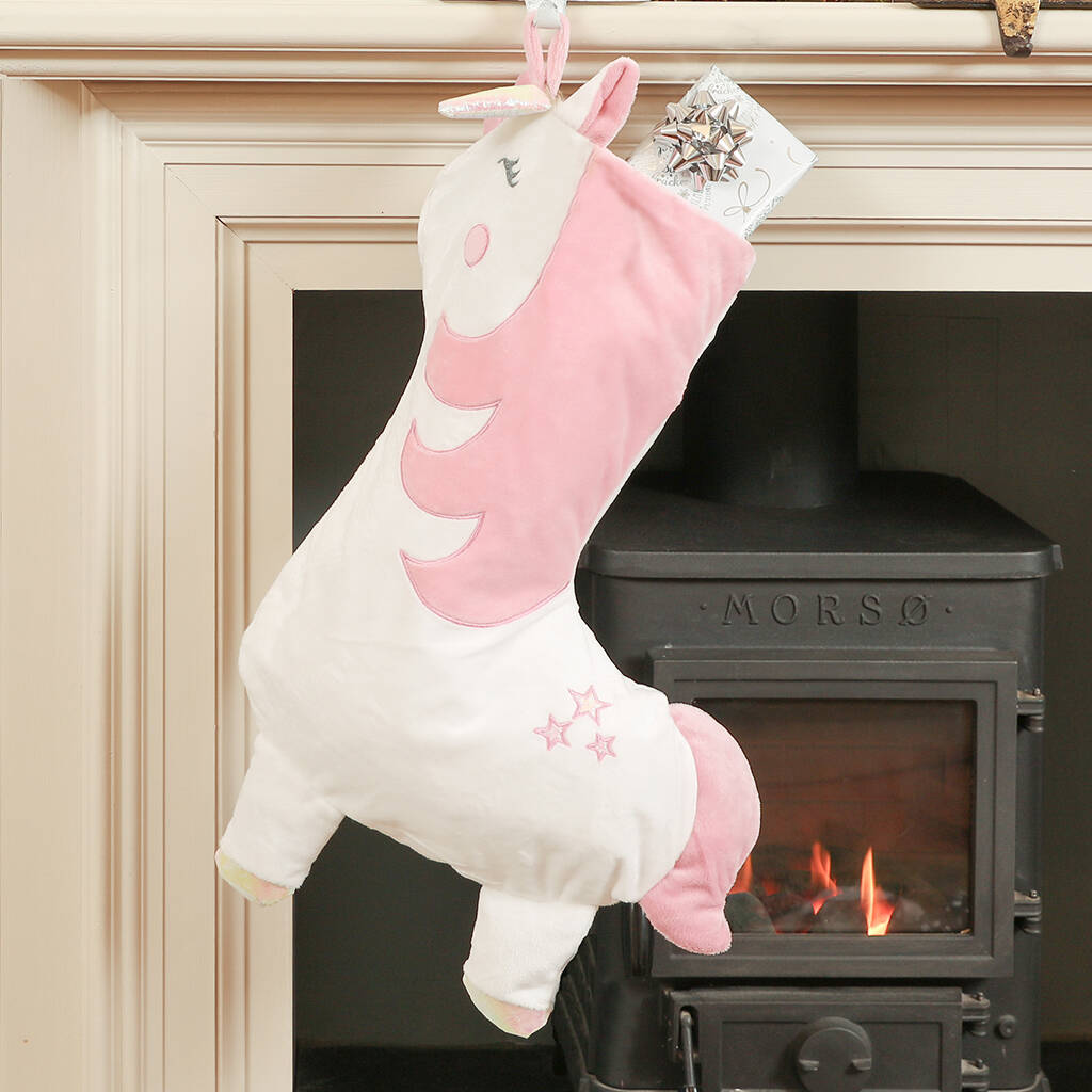 Noelle The Unicorn Novelty Christmas Stocking By Dibor