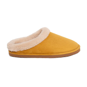 Snugtoes Mustard Slippers Mule Style For Women, 4 of 6