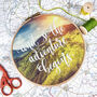 Adventure Countryside Embroidery Kit, Craft Diy Kit, thumbnail 1 of 8