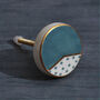 G Decor Handcrafted Ceramic Knobs Geometric And Polka Dot Collection, thumbnail 3 of 5