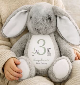 Personalised Woodland Bunny, 2 of 5