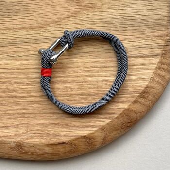 Men's Double Strand Cord Bracelet, 3 of 4