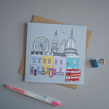 London Cityscape Card, 2 of 4