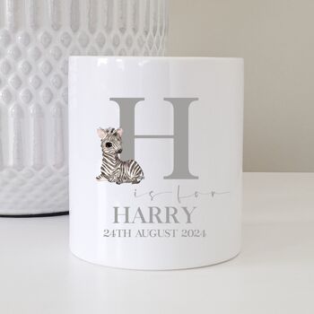 Personalised Ceramic Money Box Baby Child Animal Gift, 11 of 11