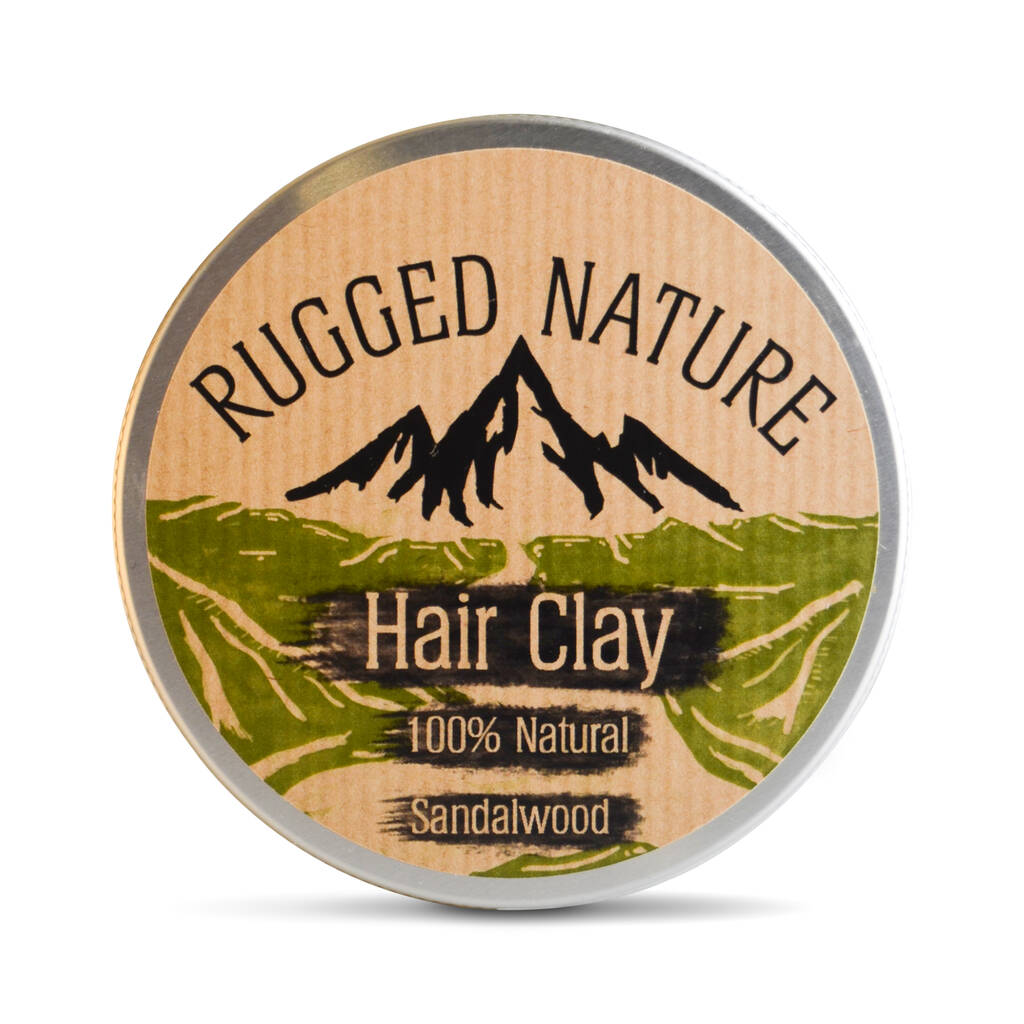 100 Natural Hair Clay 100g All Scents By Rugged Nature