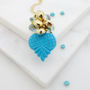Turquoise Pyrite Topaz Necklace, thumbnail 1 of 2