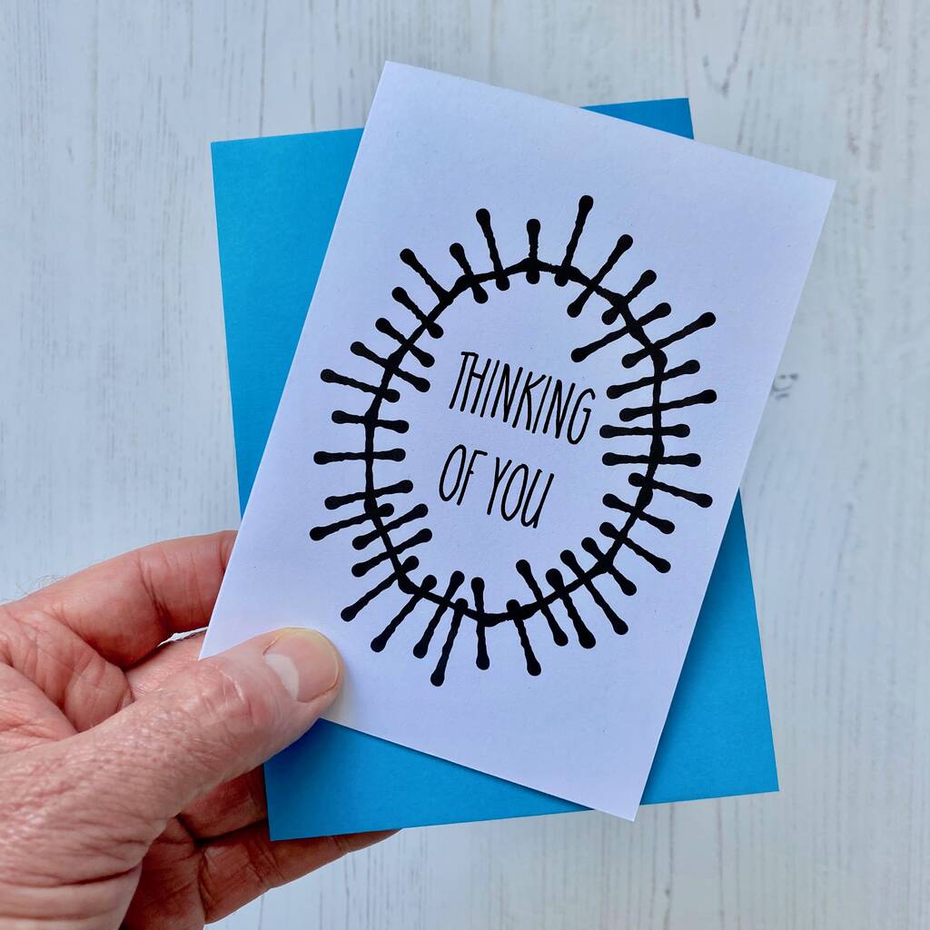 Thinking Of You Greetings Card By Adam Regester Design