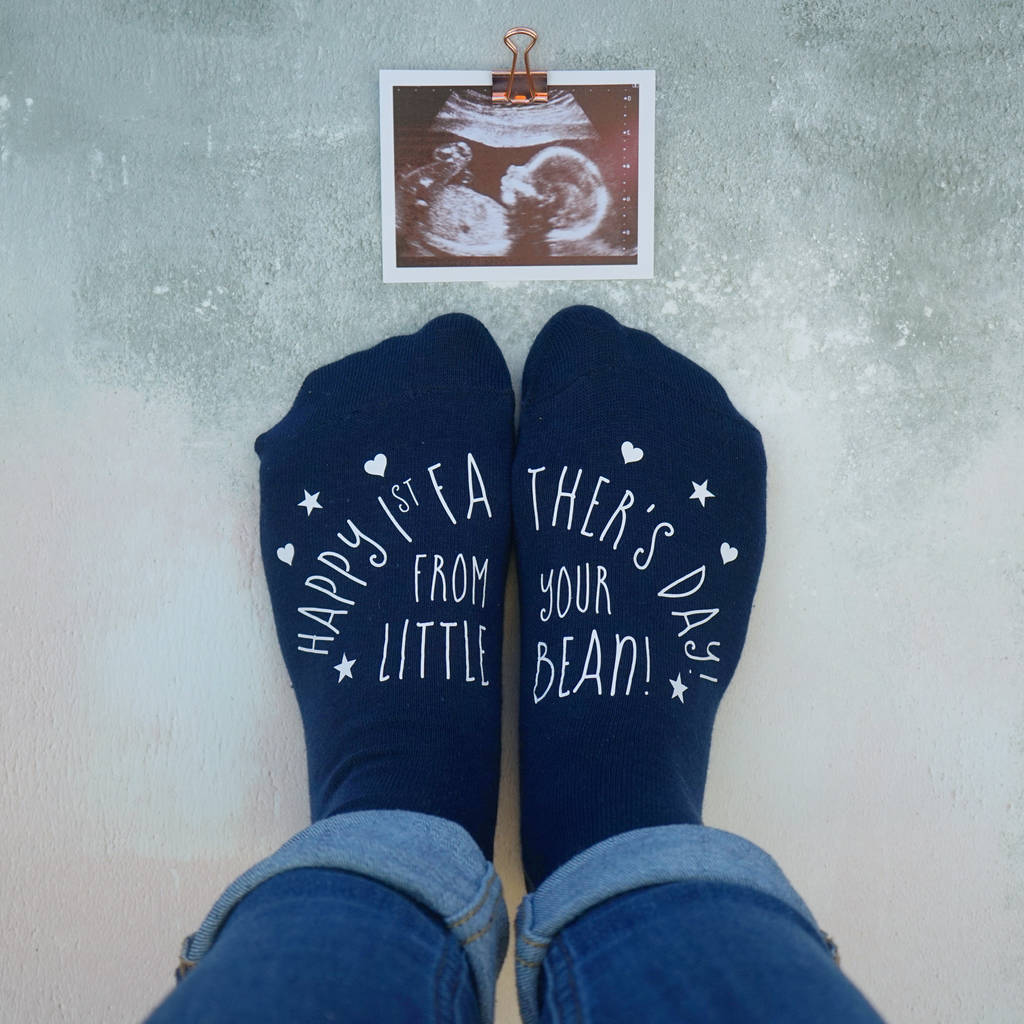 Personalised First Father's Day Little Bean Socks, 1 of 4