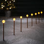 Eight Bubble Battery Operated Garden Stake Lights, thumbnail 1 of 2