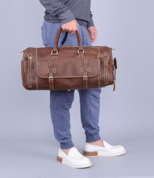 Leather Boot Bag By Eazo | notonthehighstreet.com