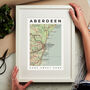 Personalised Vintage Map Framed Print, thumbnail 3 of 6