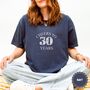 Personalised Cheers To 30 Years T Shirt, thumbnail 11 of 12