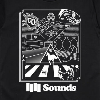 Music Album Artwork Mash Up T Shirt, 3 of 9