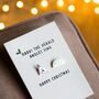 Funny Maths Christmas Card And Cufflinks Set, thumbnail 3 of 5