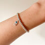 Sterling Silver Hamsa Hand Charm Bracelet, thumbnail 1 of 7