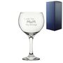 Personalised With Love You Mum Gin Glass For Mum, thumbnail 1 of 4
