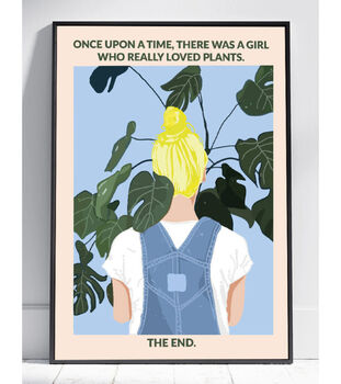 Once Upon A Time, A Girl Who Loved Plants Print, 3 of 3