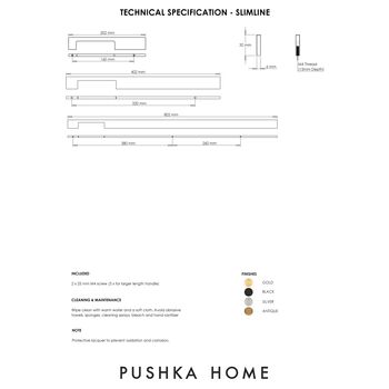 Solid Brass Gold Cabinet Door Pull Handles, 4 of 12