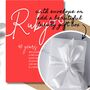 Sparkly Ruby Anniversary Heart Card, thumbnail 5 of 8