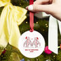 Personalised Lobster Couples First Christmas Decoration, thumbnail 1 of 7