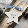 Personalised Baby's First Christmas 2023 Ceramic Star, thumbnail 5 of 6