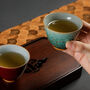 The Magnificent Duo Handmade Ceramic Teacup Set Of Two, thumbnail 2 of 7