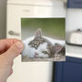 Cat Mothers Day Photo Magnet Card, thumbnail 3 of 4