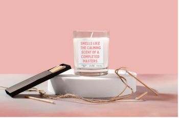 Masters Completed Graduation Candle Gift, 2 of 6