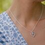 Silver And Opal Heart Pendant, thumbnail 2 of 7