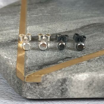 Tiny Dot Sterling Silver Stud Earrings, 2 of 6