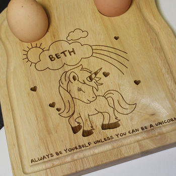 Unicorn Egg And Soldiers Board, 2 of 3