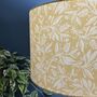 Oxford Ochre Botanical Leaves Drum Lampshades, thumbnail 5 of 9