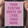Custom Quote Vintage Style Pink Print, thumbnail 3 of 5