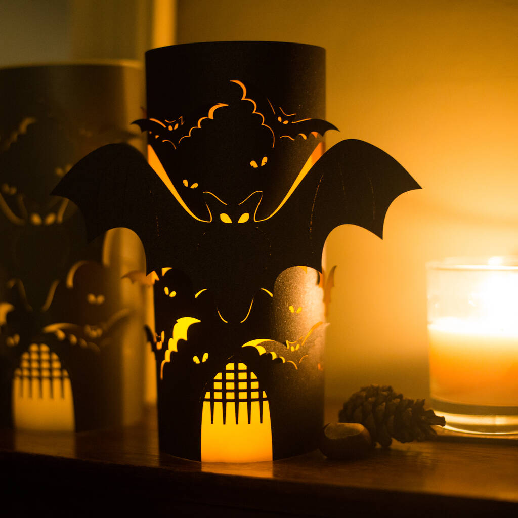 Halloween Bat Lantern Decoration Gift, 1 of 9