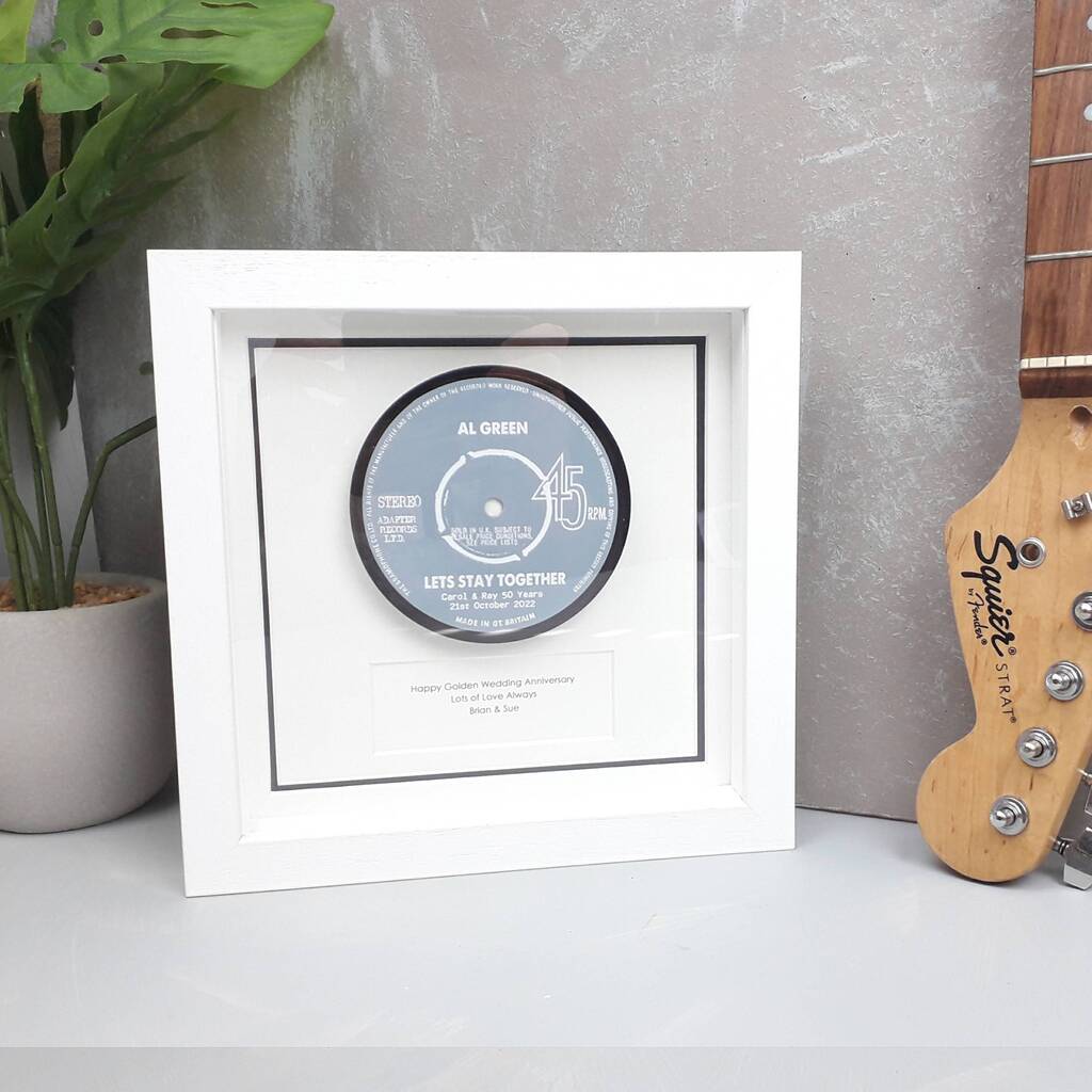 Personalised Individual Record Label Framed, 1 of 9